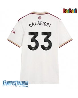 Arsenal Riccardo Calafiori #33 Tricou Fotbal Replică 2025-26 Barbati Treilea